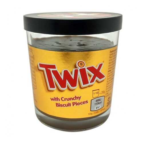 Паста Twix с хрустящими кусочками печенья 200 г в Спар