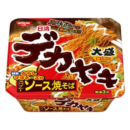 Лапша NISSIN ЯКИСОБА с курицей, капустой в горчичнор-майонезном соусе 154г,чашка,Япония в Спар