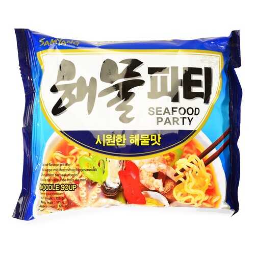 Лапша Samyang с морепродуктами, 125г, Южная Корея в Спар