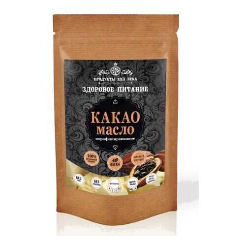 Какао-масло Продукты XXII века нерафинированное 100 г в Спар