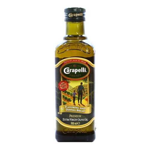 Масло Carapelli Oro Verde Extra Vergine оливковое нерафинированное 500 мл в Спар