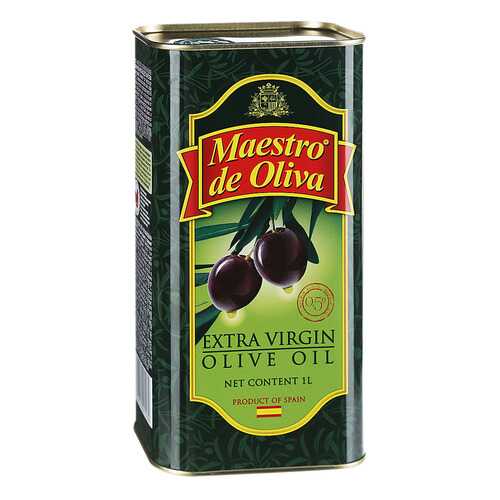Масло Maestro de Oliva extra virgin оливковое нерафинированное 1 л в Спар