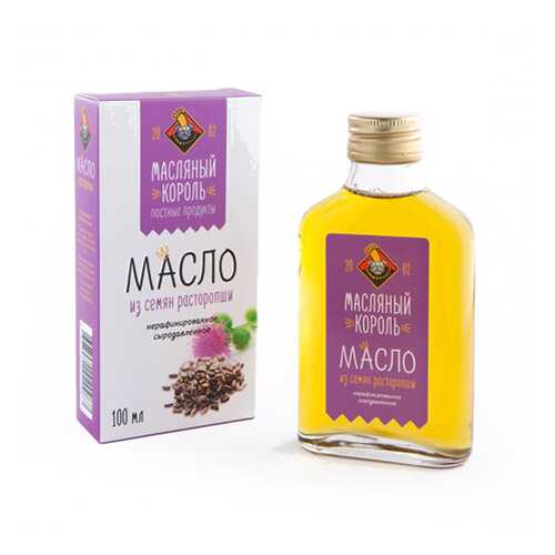 Масло Масляный Король масло из семян расторопши 100 мл в Спар