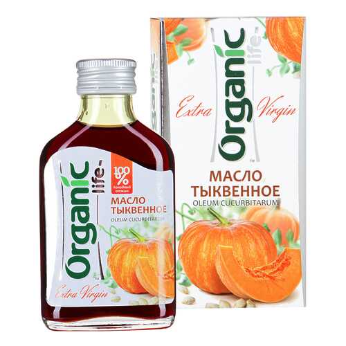 Масло тыквенное Organic Life пищевое нерафинированное 100 мл в Спар
