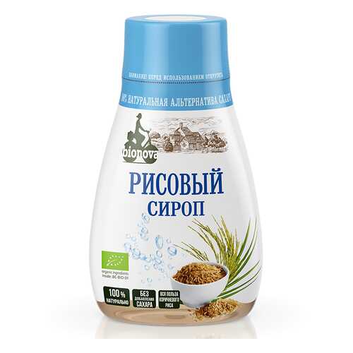 Сироп Bionova рисовый 230 г в Спар