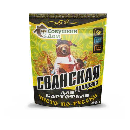 Приправа для картофеля Совушкин дом 60 г в Спар