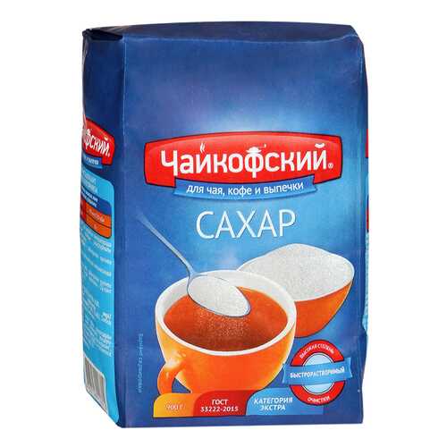 Сахар-песок Чайкофский гост 900 г в Спар