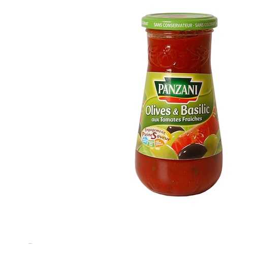 Соус для спагетти с оливками и базиликом, Panzani, 400 г, Франция в Спар
