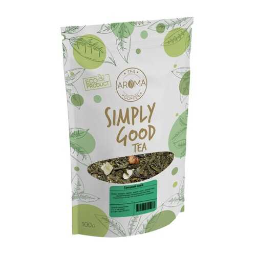 Чай Aroma Грецкий орех, зеленый с добавками листовой, 100 гр в Спар