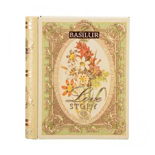 Чай Basilur чайная книга история любви том 1 зеленый с добавками 100 г в Спар