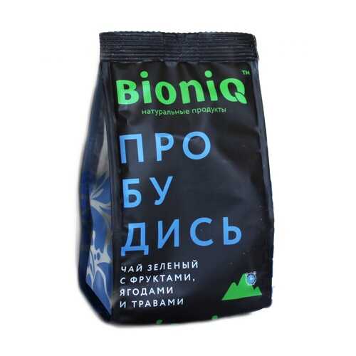 Чай BioniQ Пробудись зеленый с добавками, 50 гр в Спар
