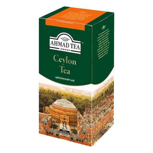 Чай черный Ahmad Tea ceylon tea 25 пакетиков в Спар