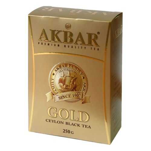 Чай черный Akbar gold 250 г в Спар