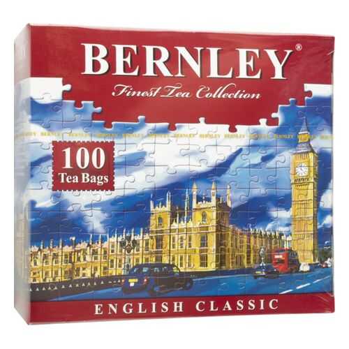 Чай черный Bernley english classic 100 пакетиков в Спар