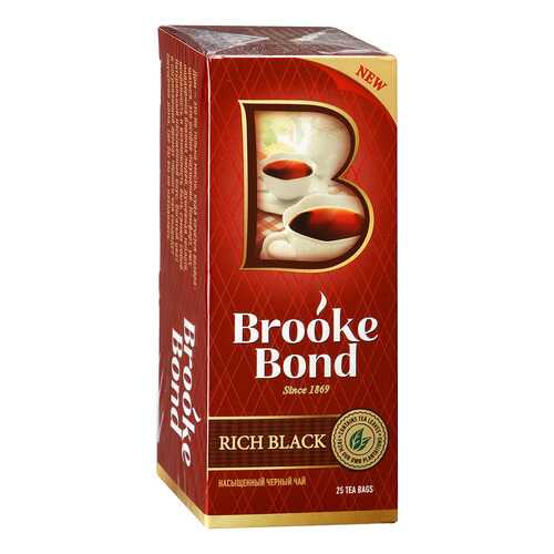 Чай черный Brook Bond насыщенный 25 пакетиков в Спар