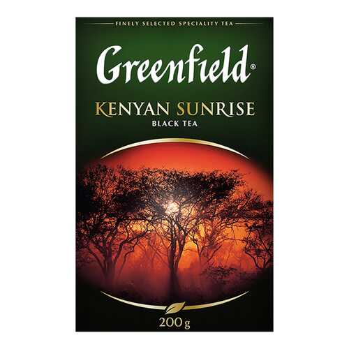 Чай черный листовой Greenfield Kenyan Sunrise 200 г в Спар
