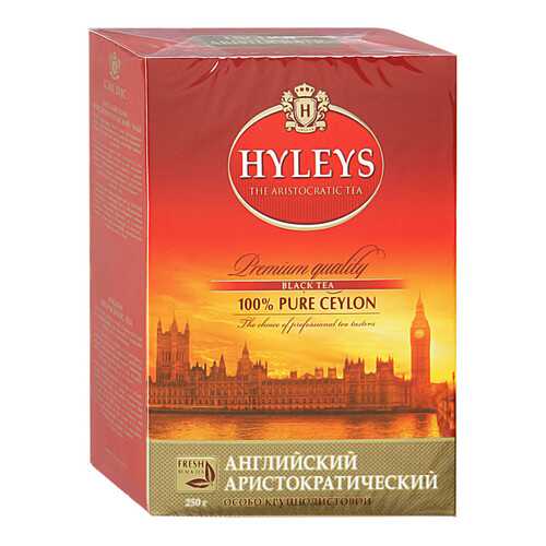 Чай черный листовой Hyleys английский аристократический 100 г в Спар