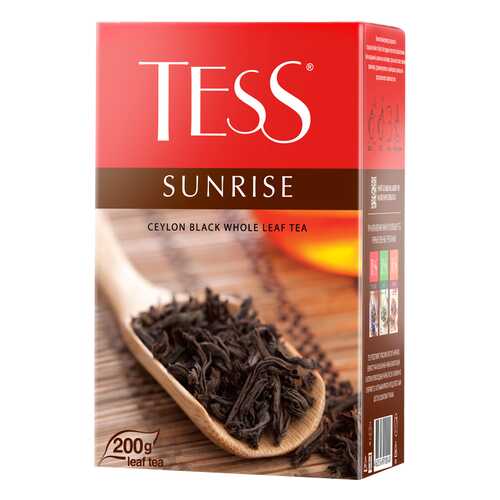 Чай черный листовой Tess Sunrise 200 г в Спар