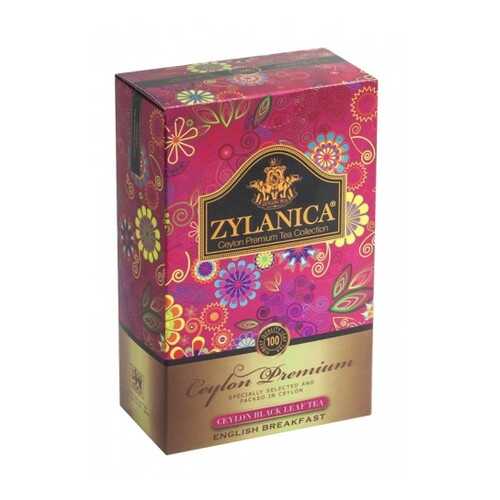 Чай черный листовой Zylanica ceylon premium collection английский завтрак FBOP 100 г в Спар