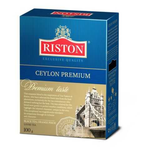 Чай черный Riston ceylon premium 100 г в Спар