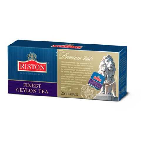 Чай черный Riston finest ceylon tea 25 пакетиков в Спар