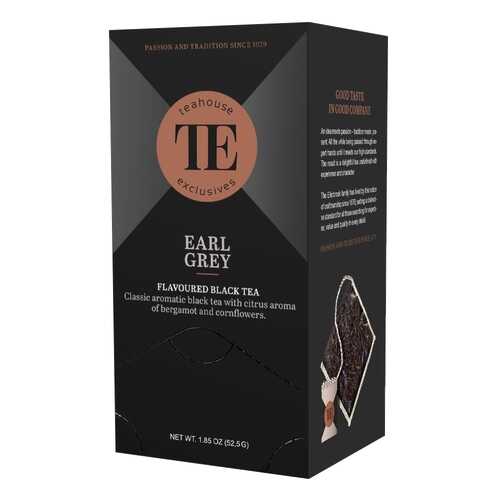 Чай черный Teahouse Exclusives Эрл Грей 15 пакетиков 40 г в Спар
