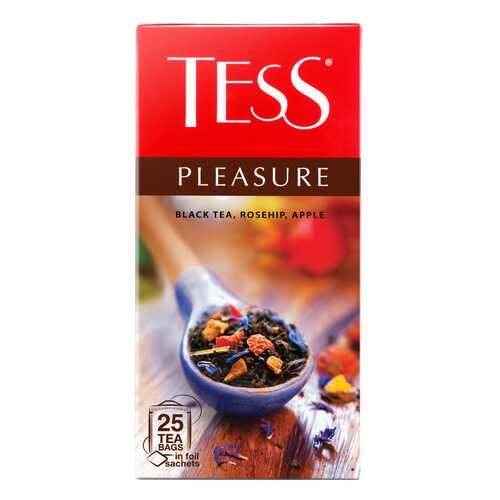 Чай черный Tess Pleasure 25 пакетиков в Спар