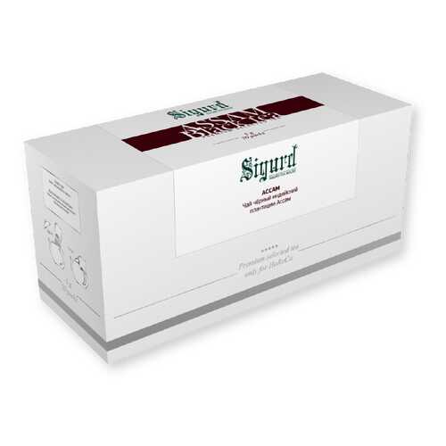 Чай черный в пакетиках для чайника Sigurd Black Assam 15*5 г в Спар