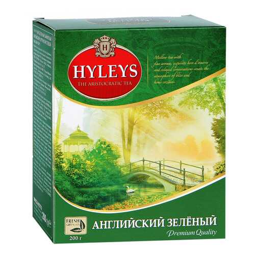 Чай Hyleys английский зеленый китайский листовой 200 г в Спар
