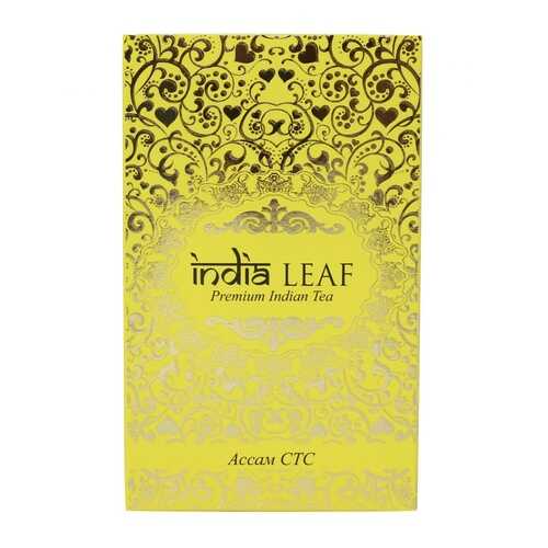 Чай India leaf Ассам стс, черный гранулированный, 200 гр в Спар