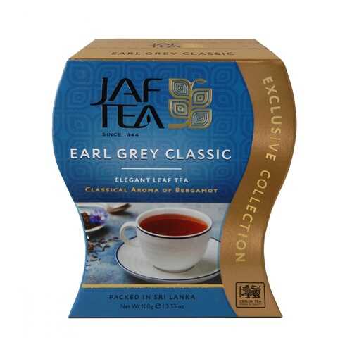Чай Jaf Tea Earl Grey Classic черный листовой с бергамотом 100 г в Спар
