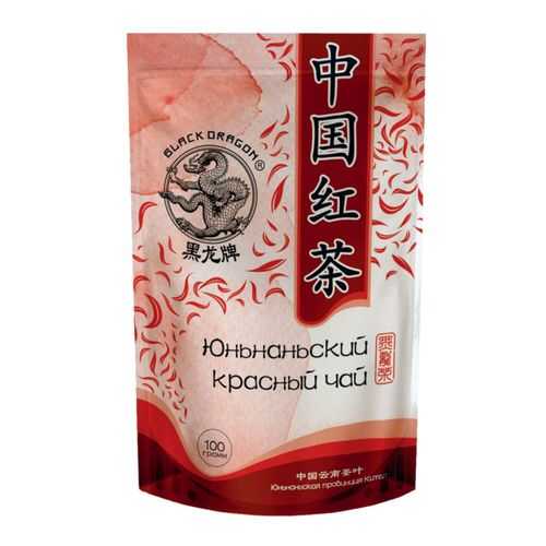 Чай красный Black Dragon юньнаньский 100 г в Спар