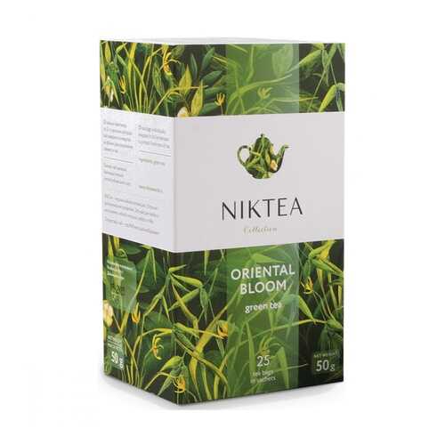 Чай Niktea Oriental Bloom зеленый 25 пакетиков в Спар