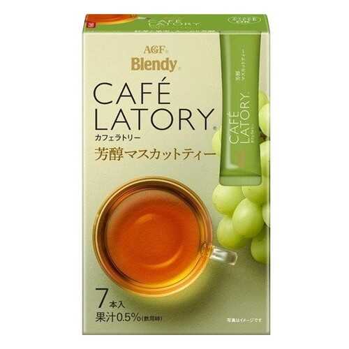 Чай растворимый AGF Cafe Latory Бленди латте мускат в стиках 7*6.5 г в Спар
