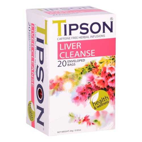 Чай Tipson Liver clinser, травяной, 20 пакетиков в Спар