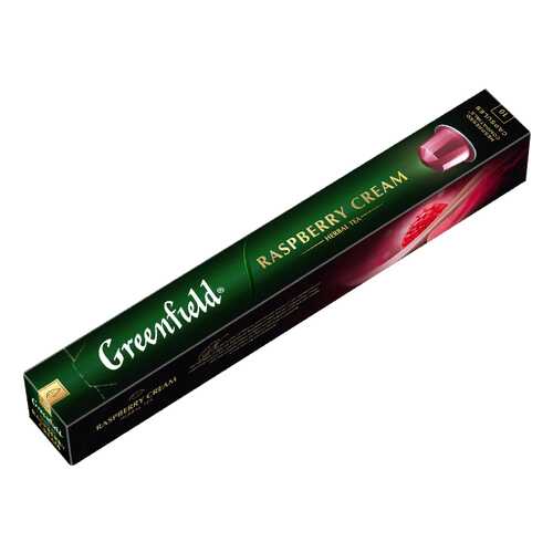 Чай травяной в капсулах Greenfield Raspberry Cream 10 капсул в Спар