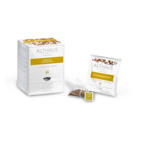 Чай травяной в пирамидках Althaus Toffee Rooibush Тоффи Ройбуш 15*2.75 г в Спар