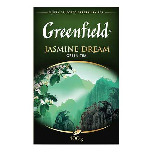 Чай зеленый листовой Greenfield Jasmine Dream 100 г в Спар