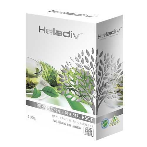 Чай зеленый листовой Heladiv soursop green tea 100 г в Спар