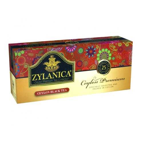 Чай Zylanica Ceylon Premium черный 25 пакетиков в Спар