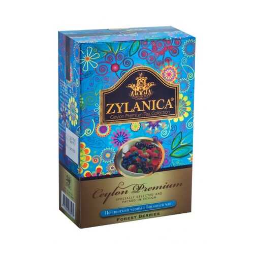Чай Zylanica Ceylon Premium Forest Berries черный байховый с лесными ягодами 100 г в Спар