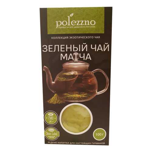 Зеленый чай Polezzno матча 100 г в Спар