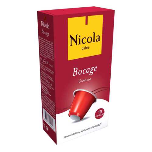 Капсулы Nicola bocage для кофемашин Nespresso 10 капсул в Спар
