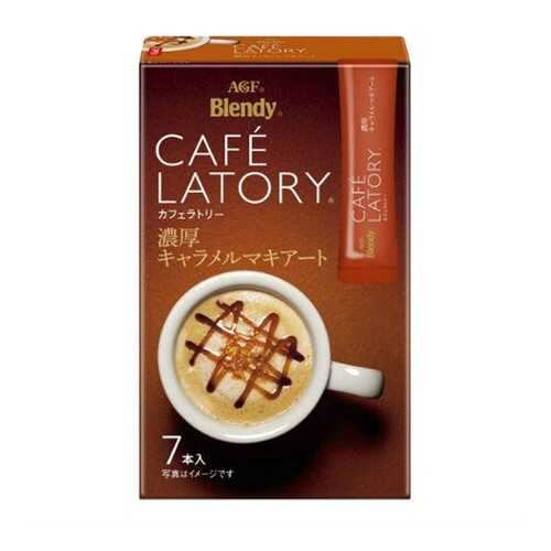Кофе AGF Cafe Latory карамель-маккиато в стиках 7*11 г в Спар