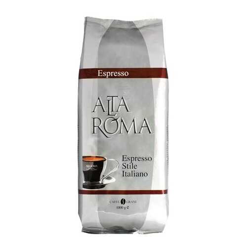 Кофе Alta Roma espresso натуральный жареный в зернах темнообжаренный 1 кг в Спар