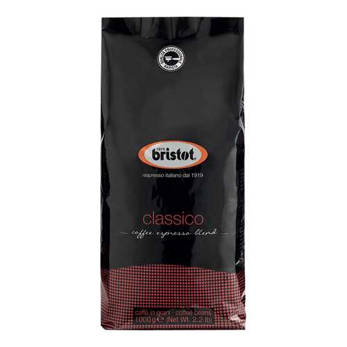 Кофе Bristot Classico в зернах 1000 г в Спар