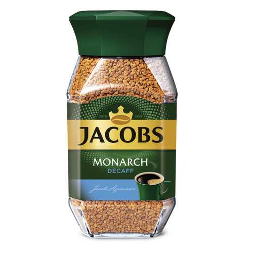 Кофе Jacobs monarch decaf без кофеина 95 г в Спар
