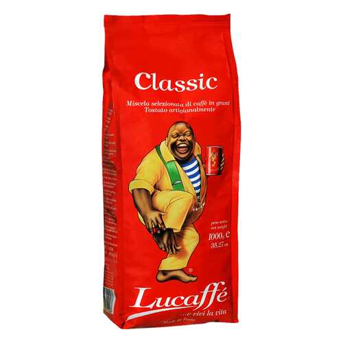 Кофе Lucaffe Classic в зернах 1 кг в Спар