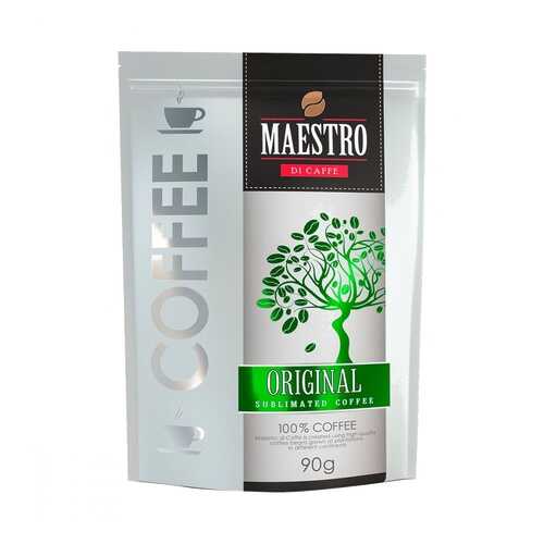 Кофе Maestro Di Caffe Original растворимый 90 г в Спар