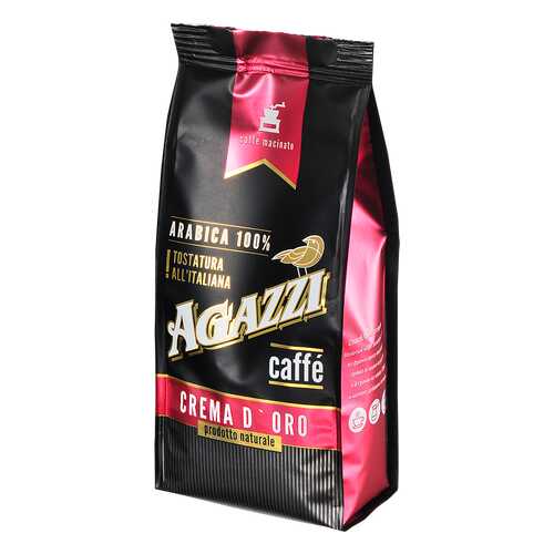 Кофе молотый Agazzi crema d`oro для турки 200 г в Спар